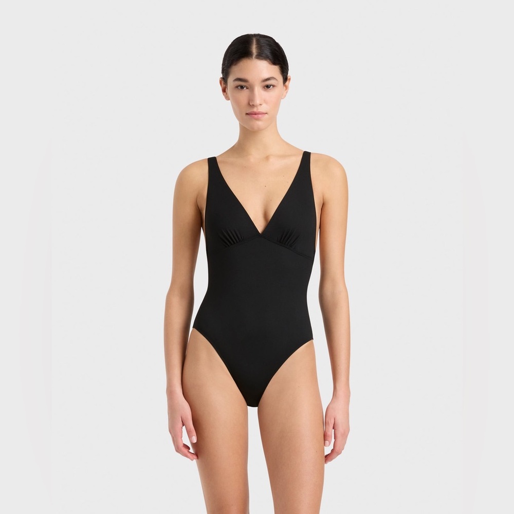 BONDI BORN Juliet One Piece - Black , Size Medium , $280